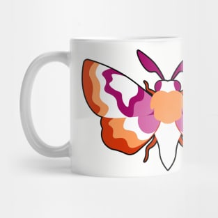 Lesbian Pride Moth Mug